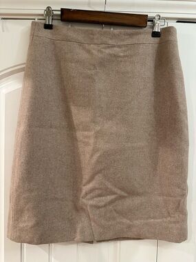 J. Crew Neutral Beige Pencil Skirt